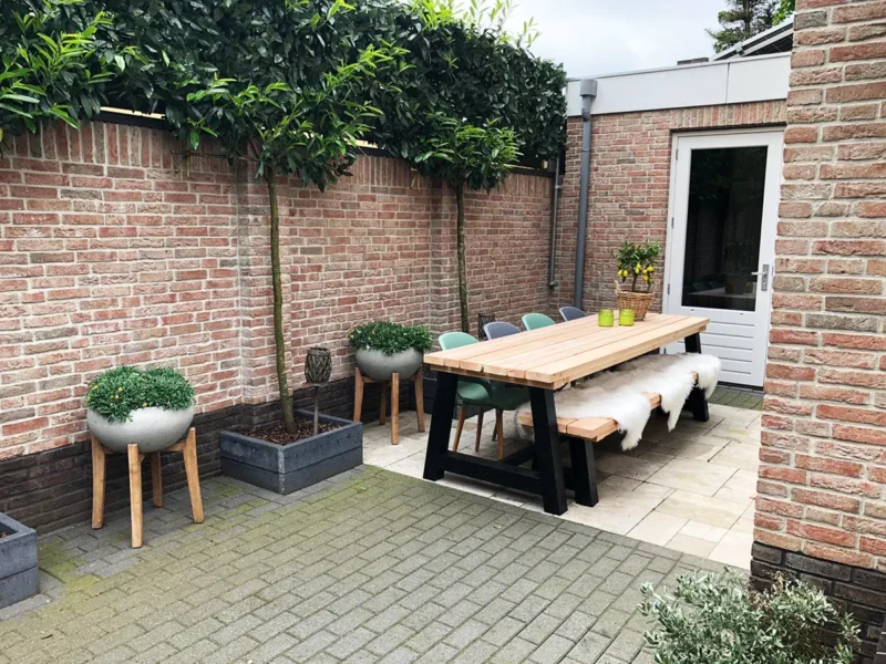 Douglas bank voor tuintafel - Afbeelding 2